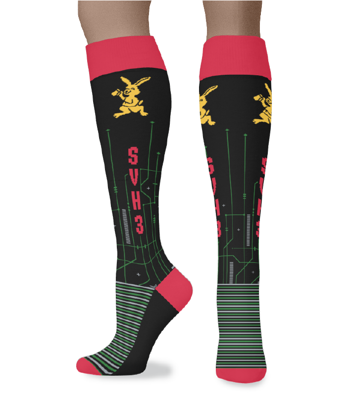 SVH3 Computer Chip Shiggy Socks